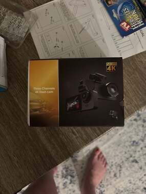 Full HD 4K Three Channels Dash Cam